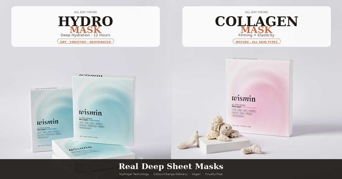 All Day Young, All Night Nourished: The Science Behind WISMIN's Real Deep Sheet Masks
