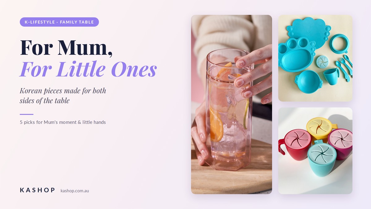 For Mum, For Little Ones: Korean Pieces Made for Both Sides of the Table