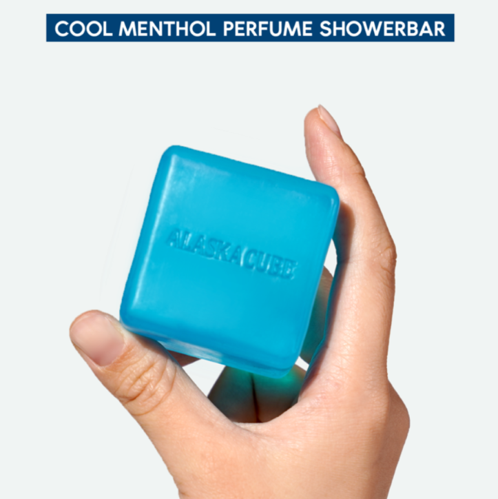 (ALASKA CUBE) Cool Menthol Shower Bar 140g