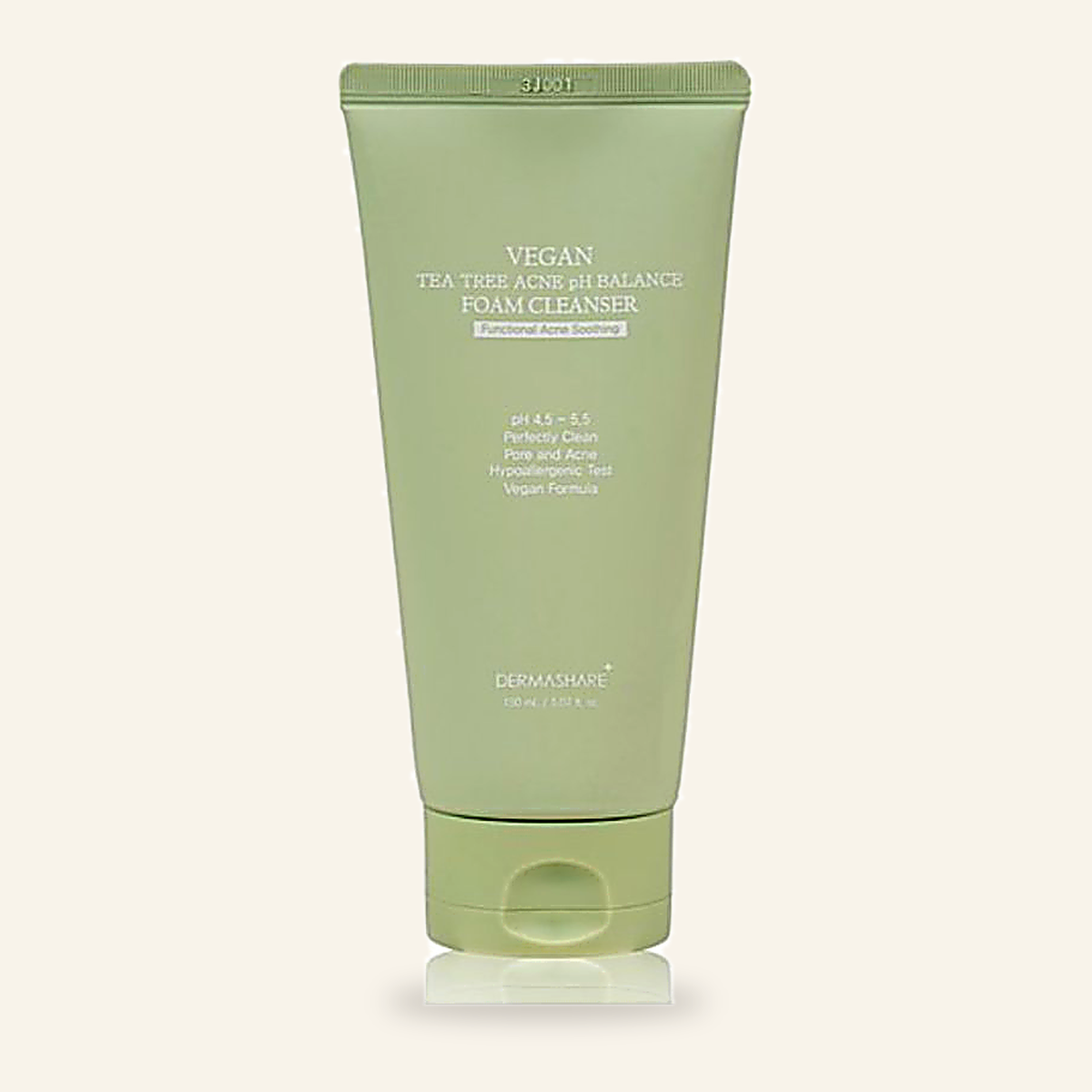 (DERMASHARE) Vegan Tea Tree Acne pH Balance Foam Cleanser 150ml