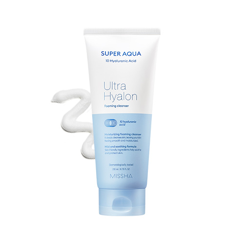 (MISSHA) Super Aqua Ultra Hyalon Foaming Cleanser 200ml