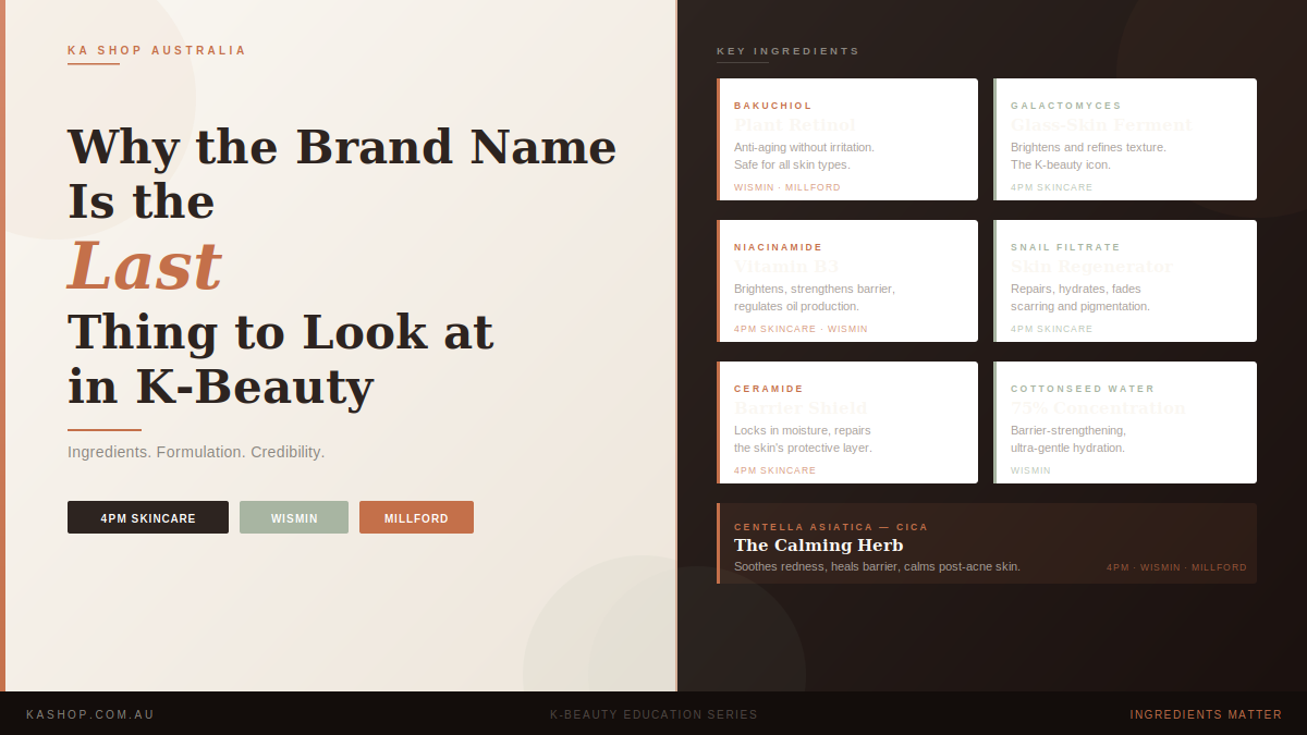 Why the Brand Name Is the Last Thing You Should Look at in K-Beauty