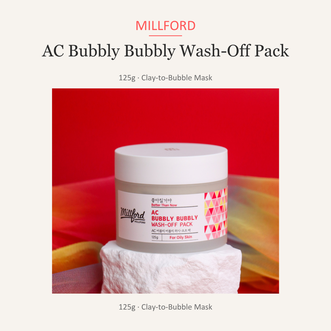 (Millford) AC Bubbly Bubbly Wash-Off Pack 125g
