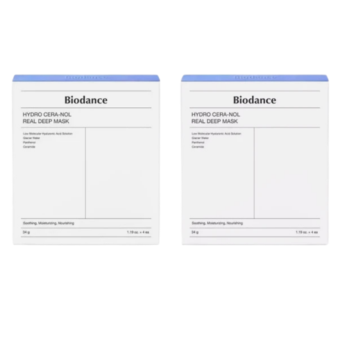 (BIODANCE) Hydro Cera-nol Real Deep Mask 2 Pack ( 8 Sheets)