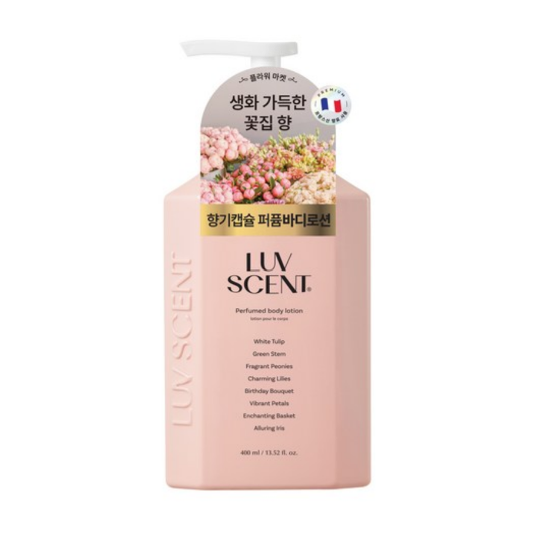 (LUVSCENT) Flower Market White Tulip Perfumed Body Lotion 400ml