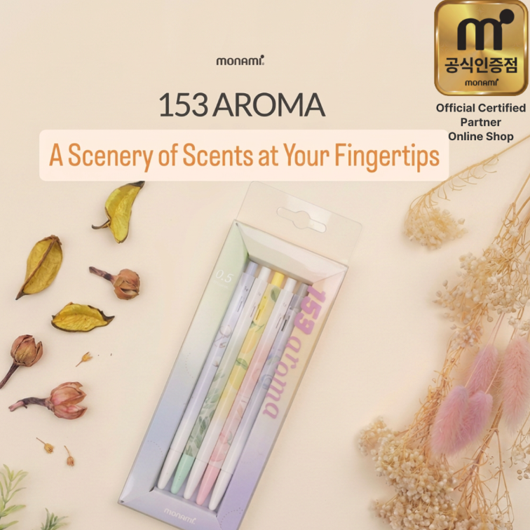 (Monami) 153 Aroma Flavour 0.5mm set (5pcs) pen