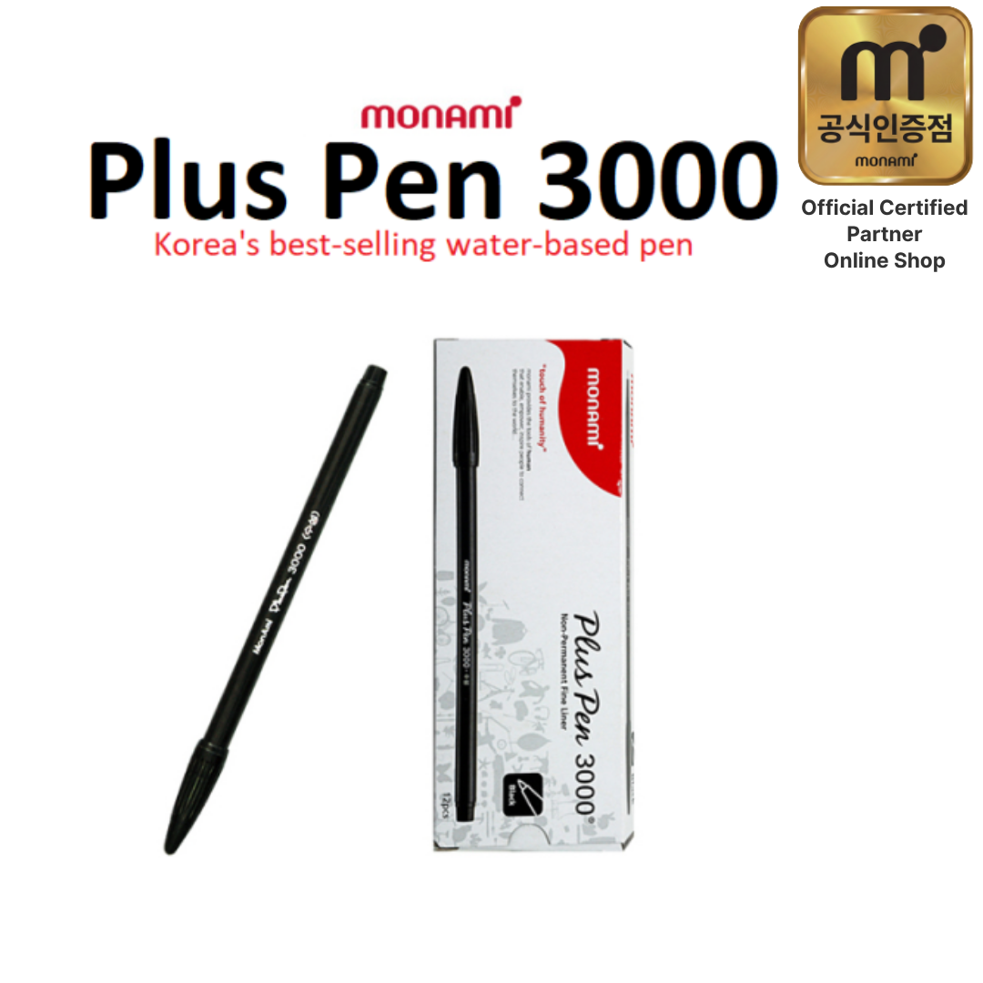 (Monami) Plus Pen 3000 1box(12pcs)