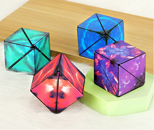 Galaxy 3D Magnetic Magic Cube - Red