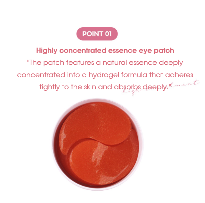 (Foodaholic) Rose Gold Hydrogel Eye Patch – 60 Patches (90g)