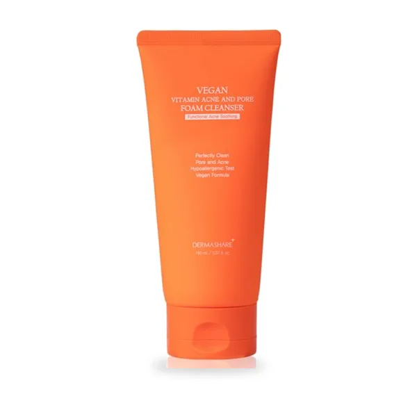  (DERMASHARE) Vegan Vitamin Acne and Pore Foam Cleanser 150ml