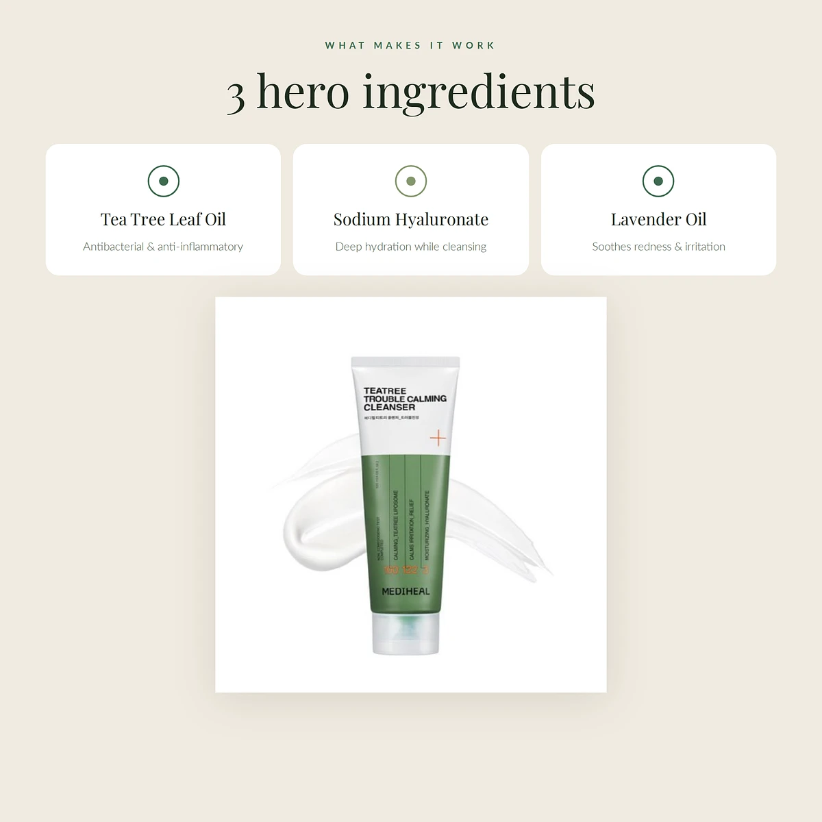 (Mediheal) Teatree Trouble Calming Cleanser 120ml
