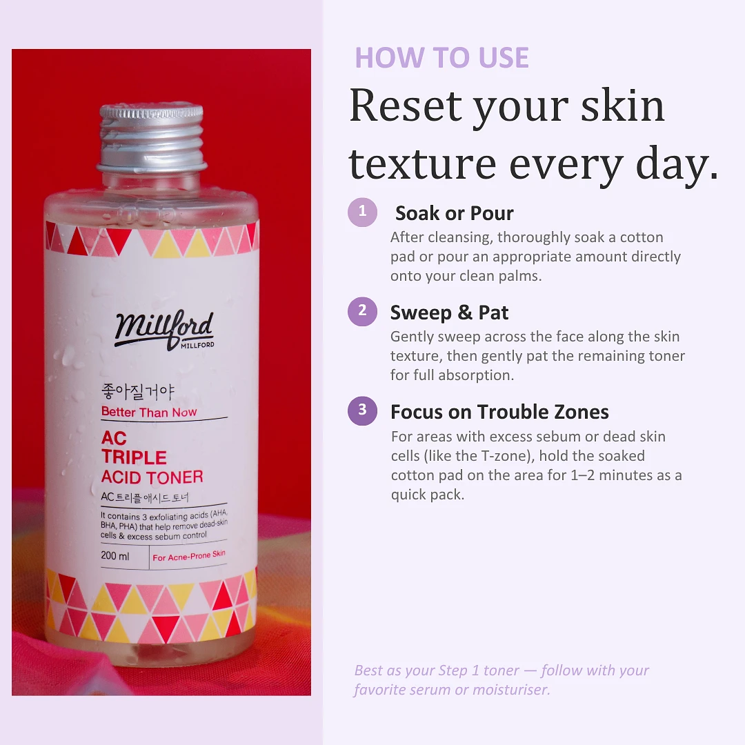 (Millford) AC Triple Acid Toner 200ml