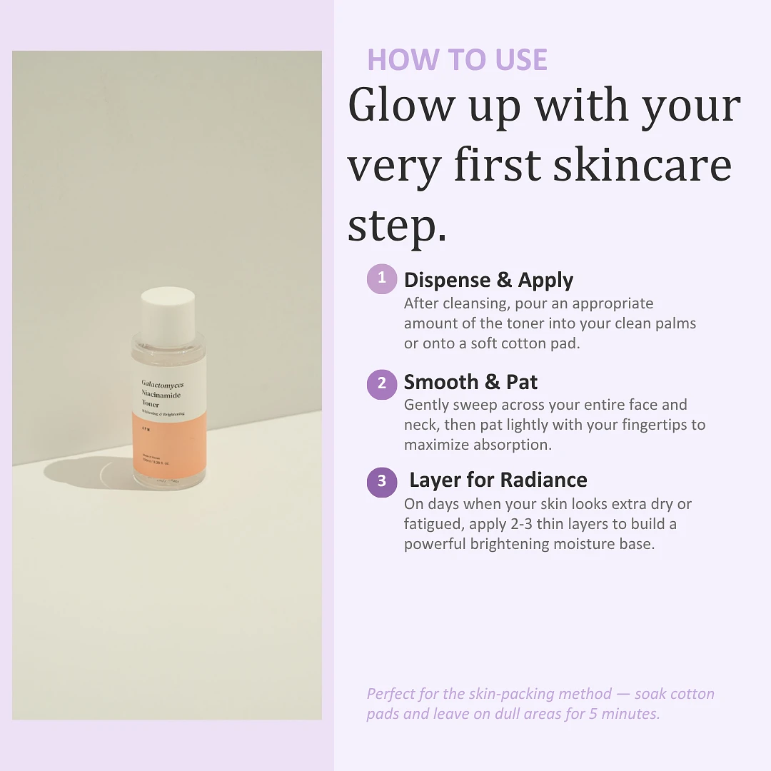 (4PM) Galactomyces Niacinamide Toner 100ml