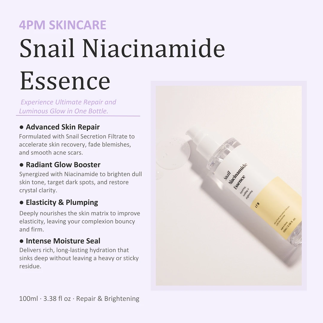 (4PM) Snail Niacinamide Essence 100ml