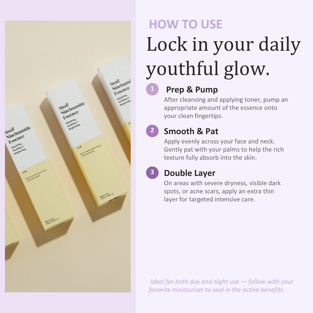 (4PM) Snail Niacinamide Essence 100ml