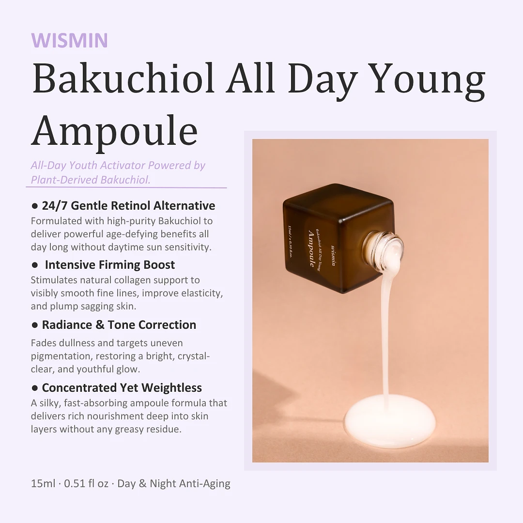 (WISMIN) Bakuchiol All Day Young Ampoule 15ml