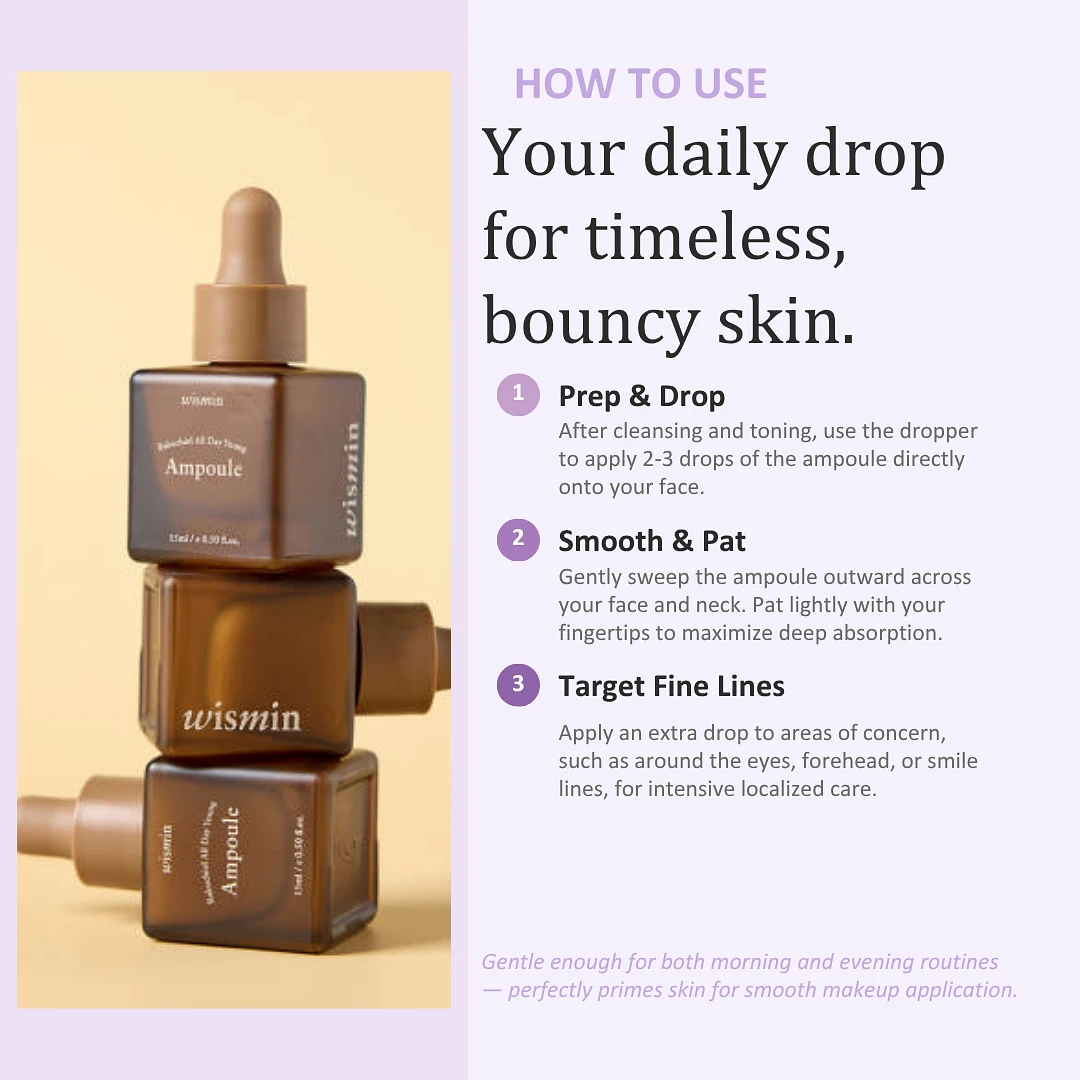 (WISMIN) Bakuchiol All Day Young Ampoule 15ml