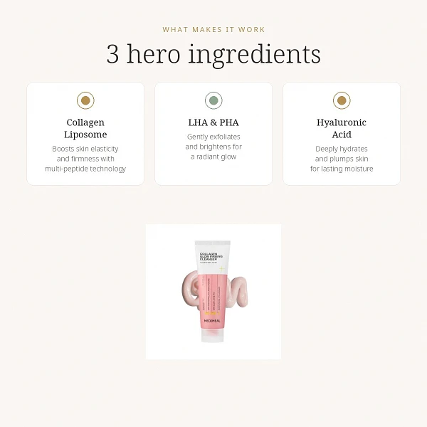 (Mediheal) Collagen Glow Firming Cleanser 120ml