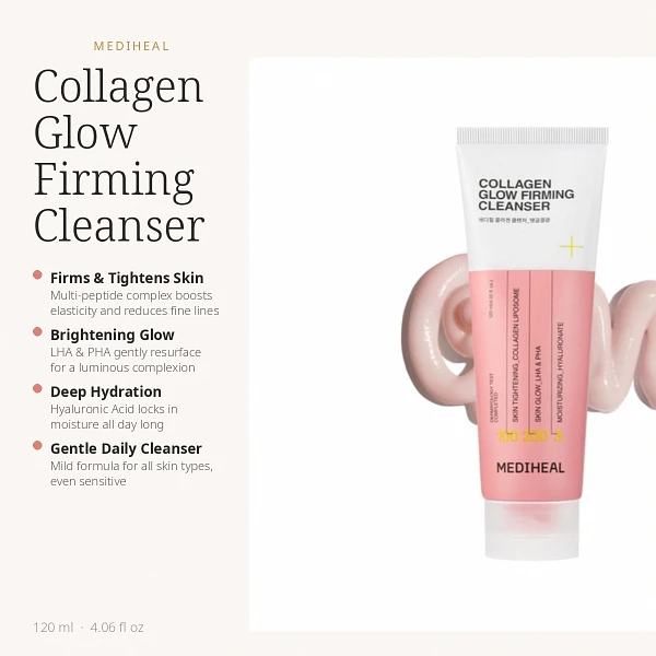 (Mediheal) Collagen Glow Firming Cleanser 120ml