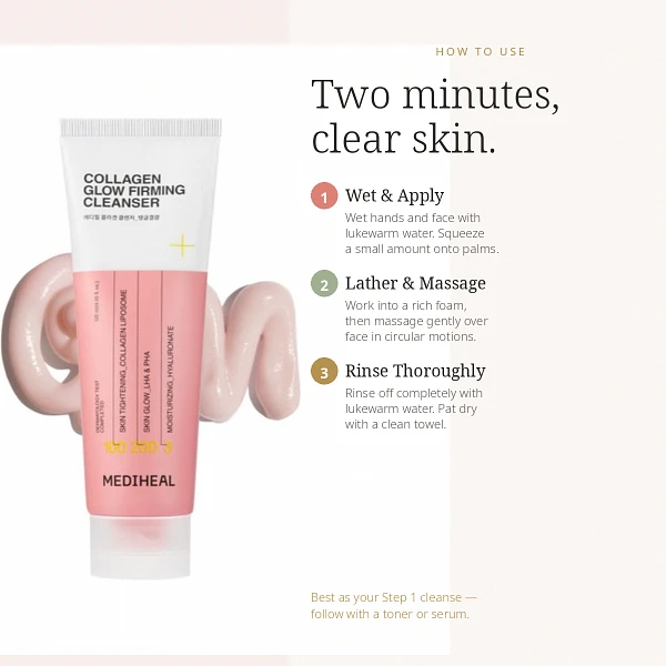 (Mediheal) Collagen Glow Firming Cleanser 120ml