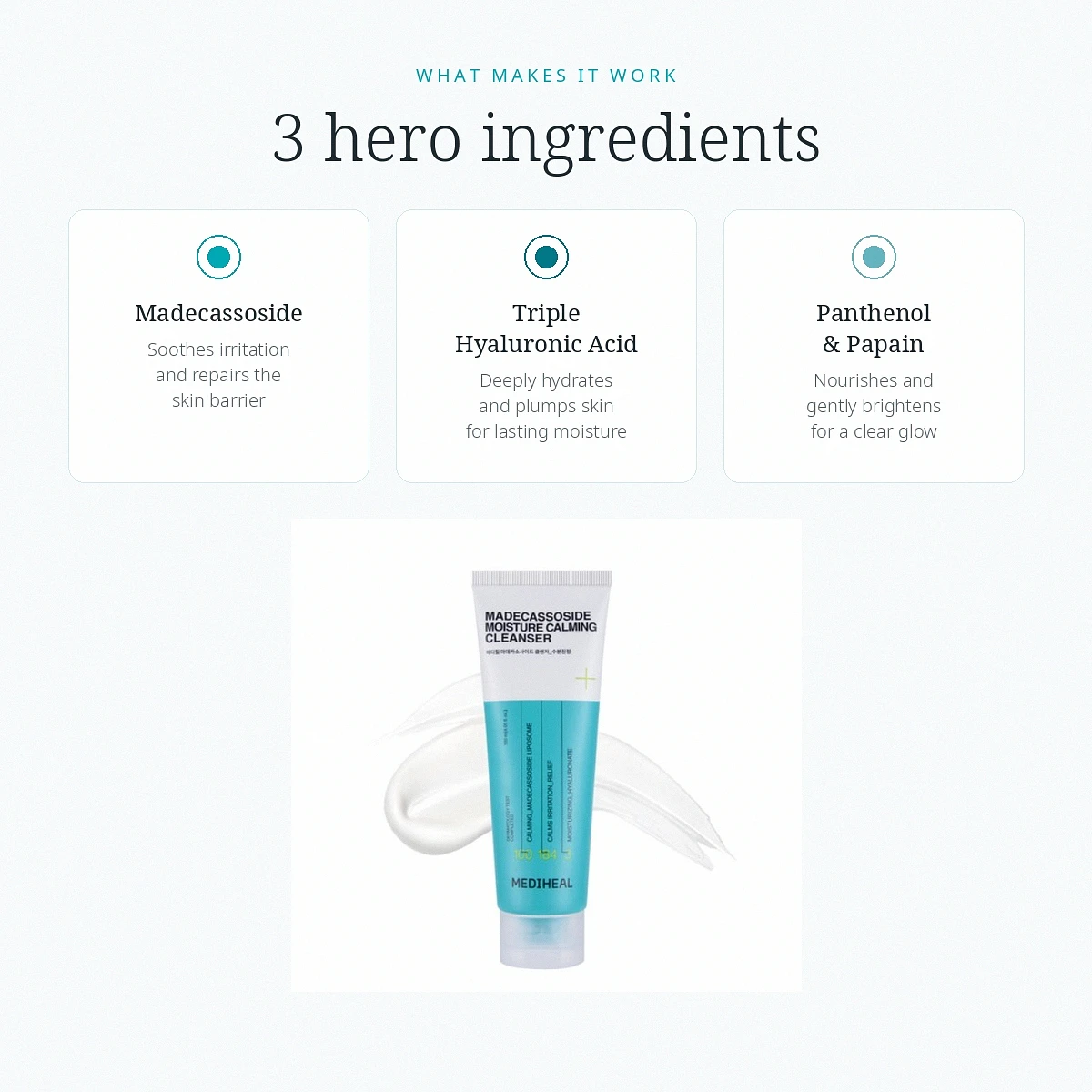 (Mediheal) Madecassoside Moisture Calming Cleanser 120ml