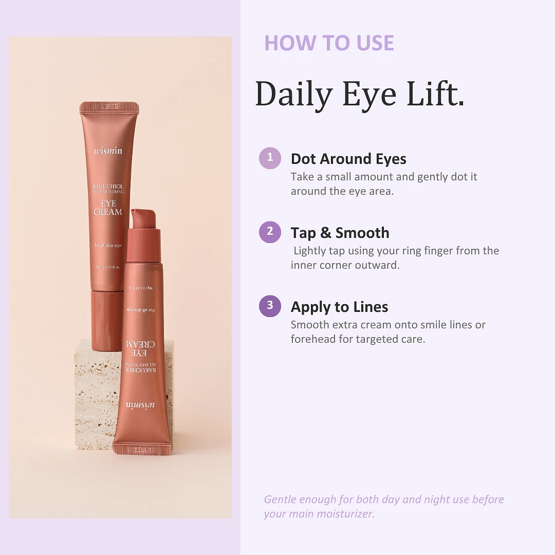 (WISMIN) Bakuchiol All Day Young Eye Cream 40g