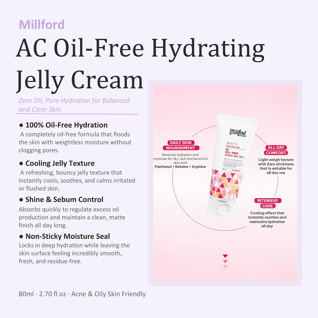 (Millford) AC Oil-Free Hydrating Jelly Cream 80ml