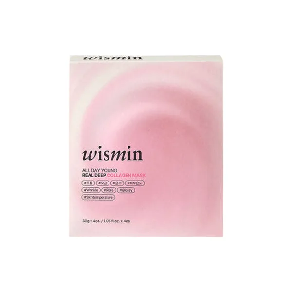 (WISMIN) All Day Young Real Deep Collagen Mask 1 Pack(4sheets)