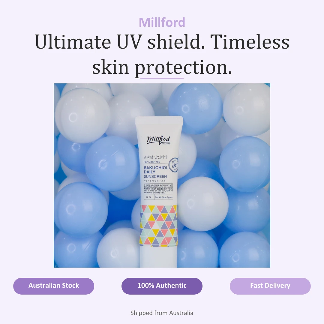 (MILLFORD) Bakuchiol Daily Sunscreen 50ml