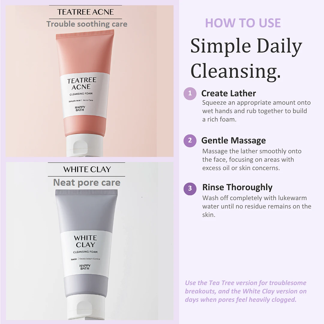 (Happy Bath) Cleansing Foam 150g