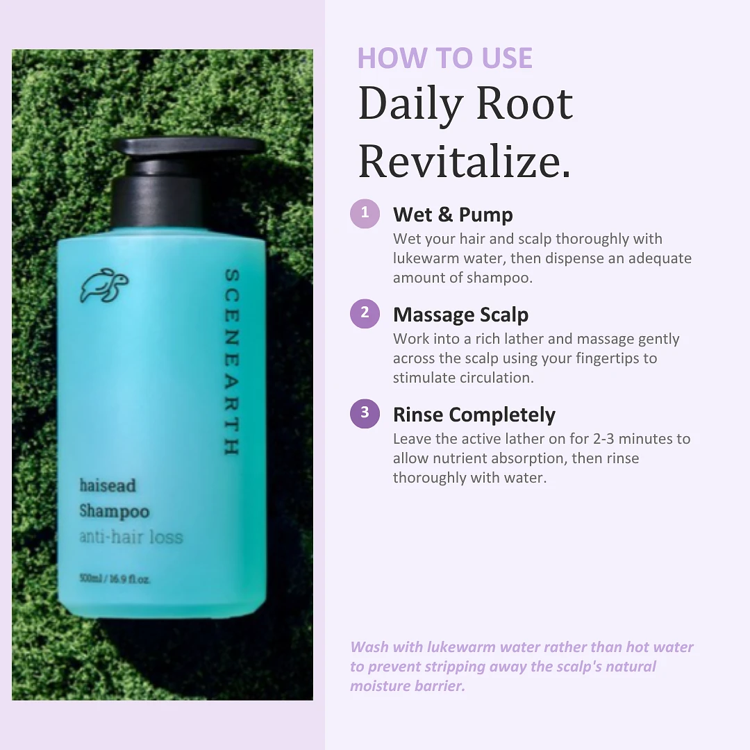 (ScenEarth) Haisead Anti-Hair Loss Shampoo 500ml