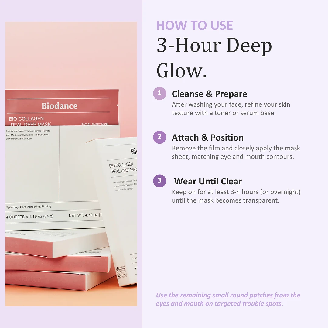 (BIODANCE) Bio Collagen Real Deep Mask 1 Pack(4sheets)