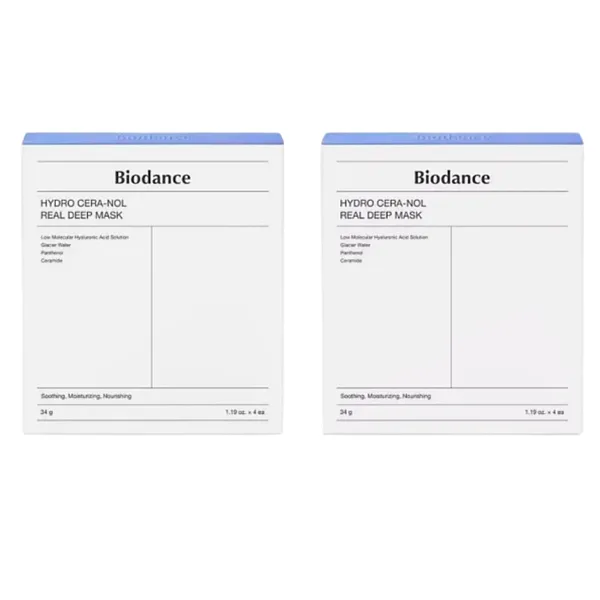 (BIODANCE) Hydro Cera-nol Real Deep Mask 2 Pack ( 8 Sheets)