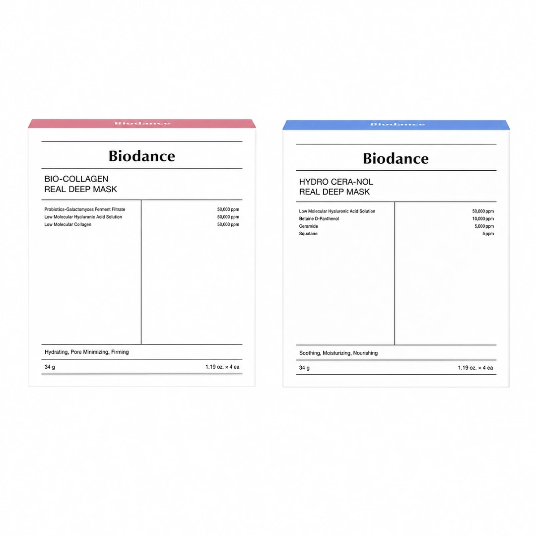 (BIODANCE) Real Deep Mask Mixed Bundle 2 Pack(8 Sheets)