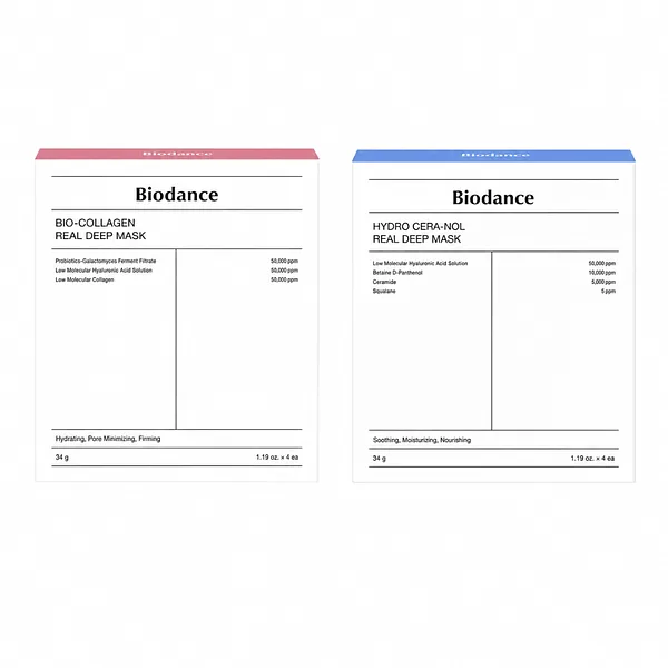 (BIODANCE) Real Deep Mask Mixed Bundle 2 Pack(8 Sheets)