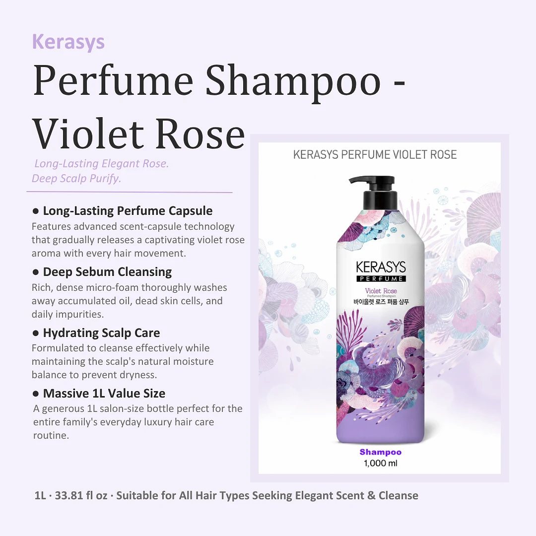 (Kerasys) Perfume Shampoo 1L - Violet Rose