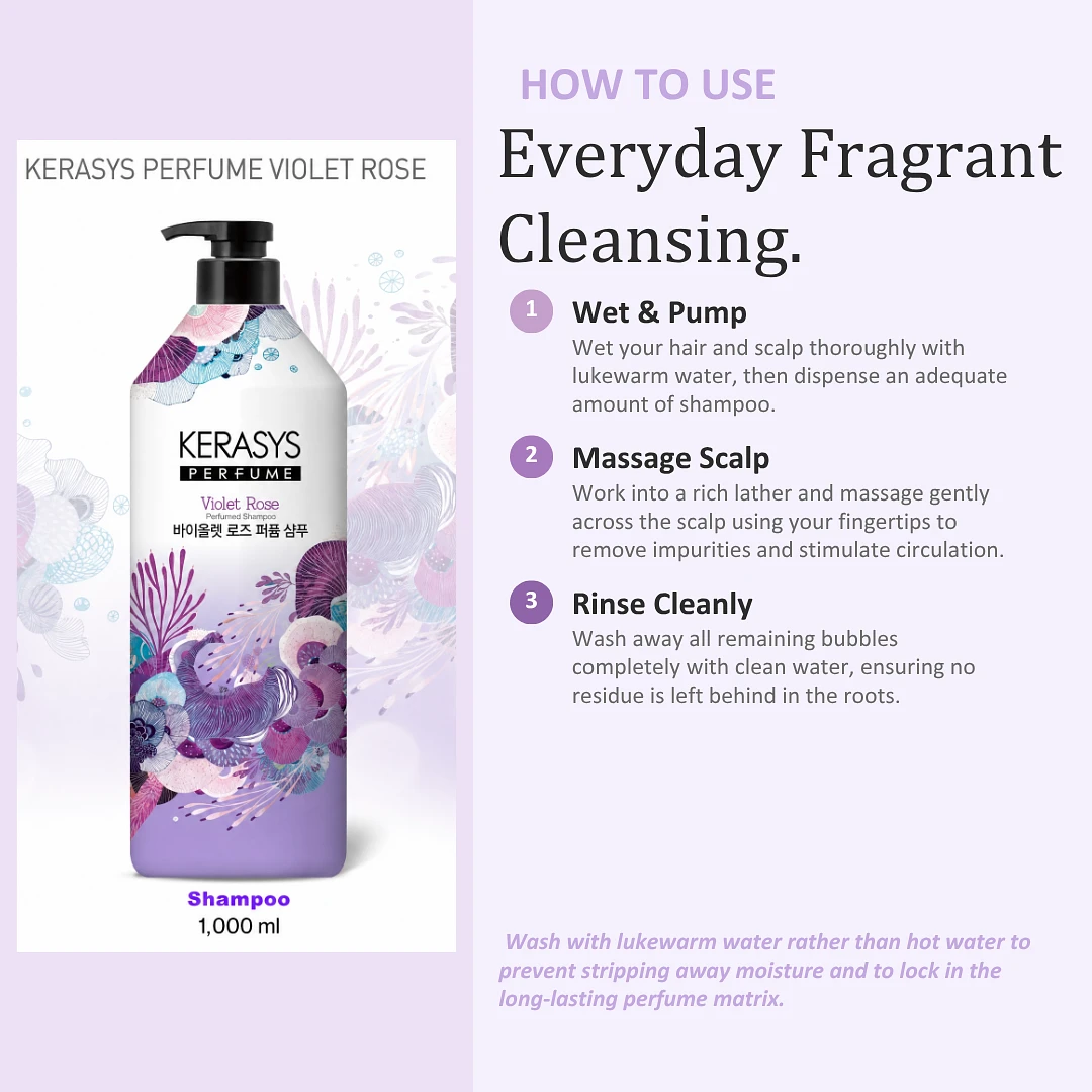 (Kerasys) Perfume Shampoo 1L - Violet Rose
