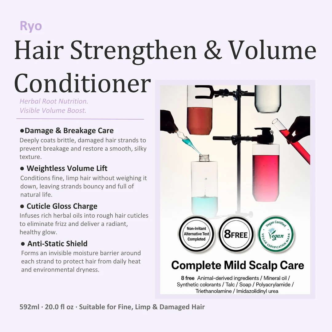 (Ryo) Hair Strengthen & Volume Conditioner 592ml