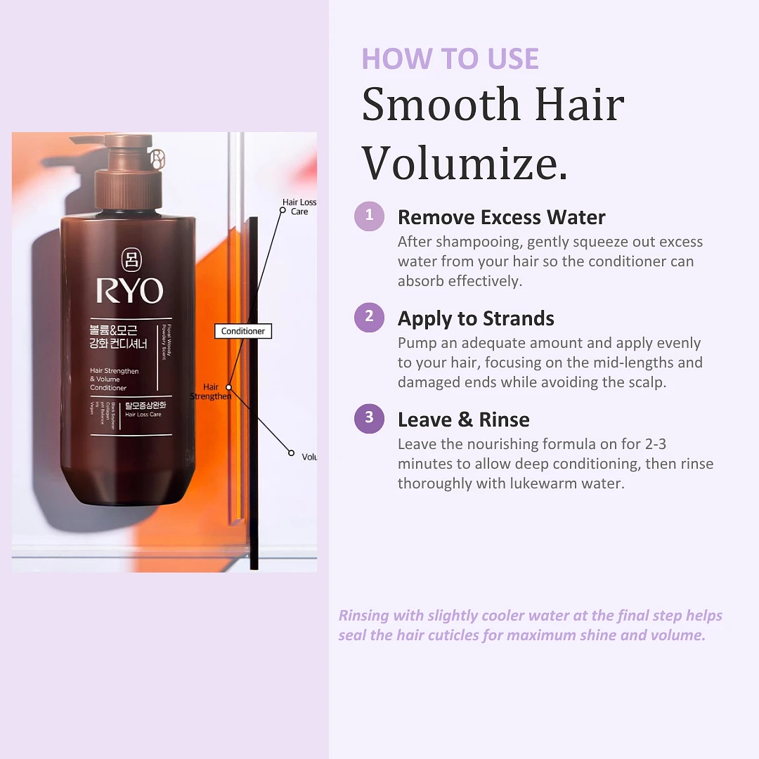 (Ryo) Hair Strengthen & Volume Conditioner 592ml