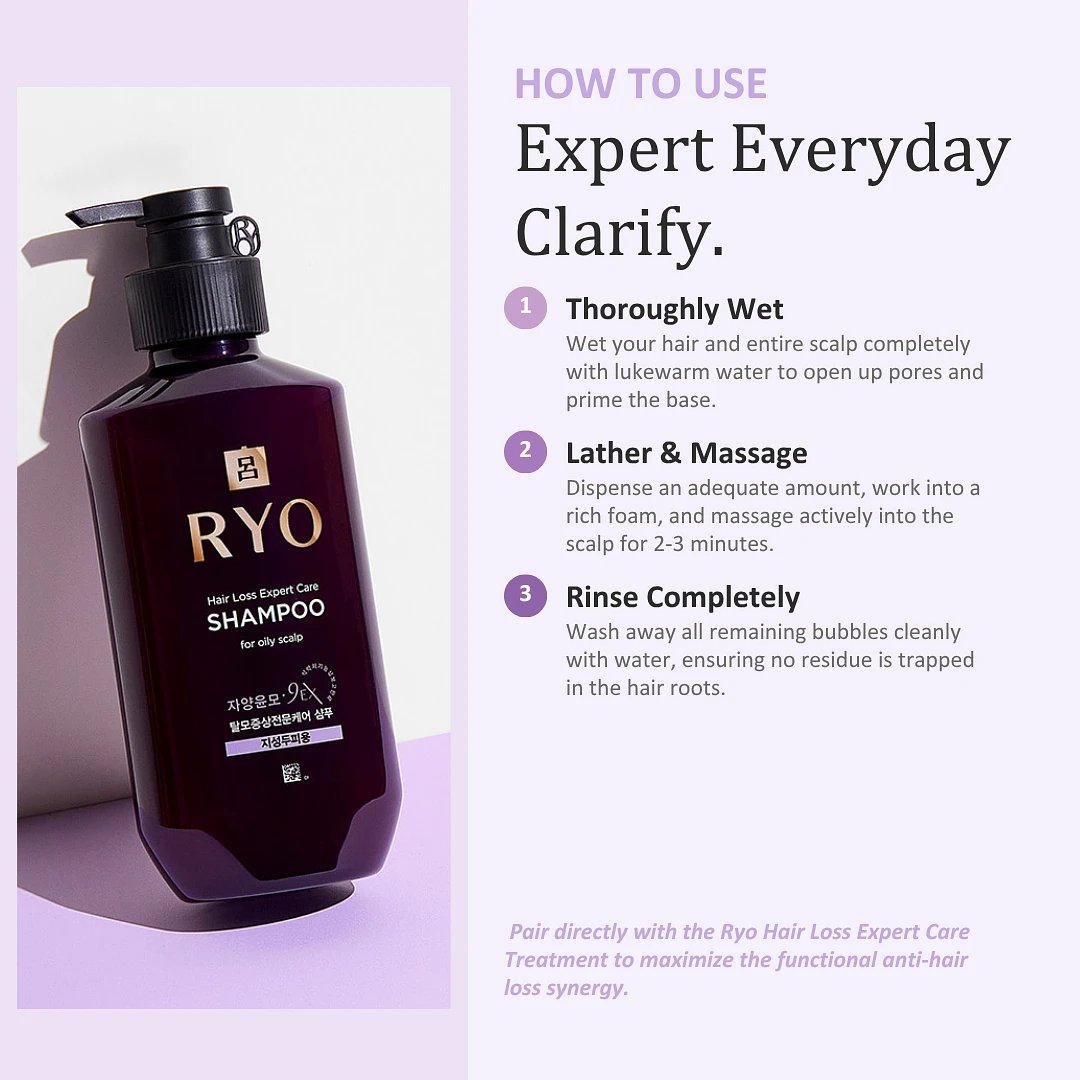 (Ryo) Hiar Loss Expert Care Shampoo 400ml
