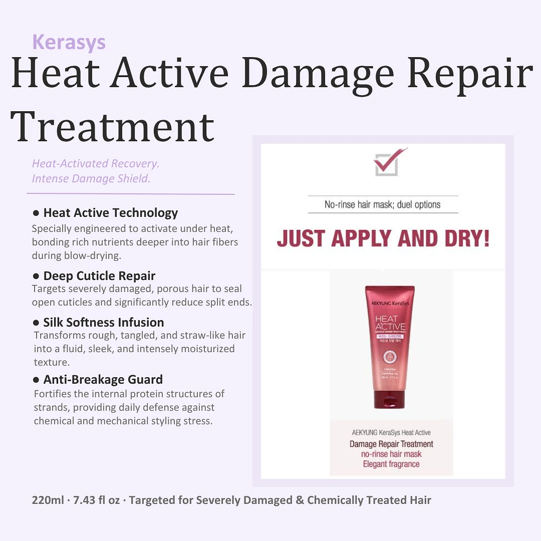 (Kerasys) Heat Active Damage Repair Treatment 220ml
