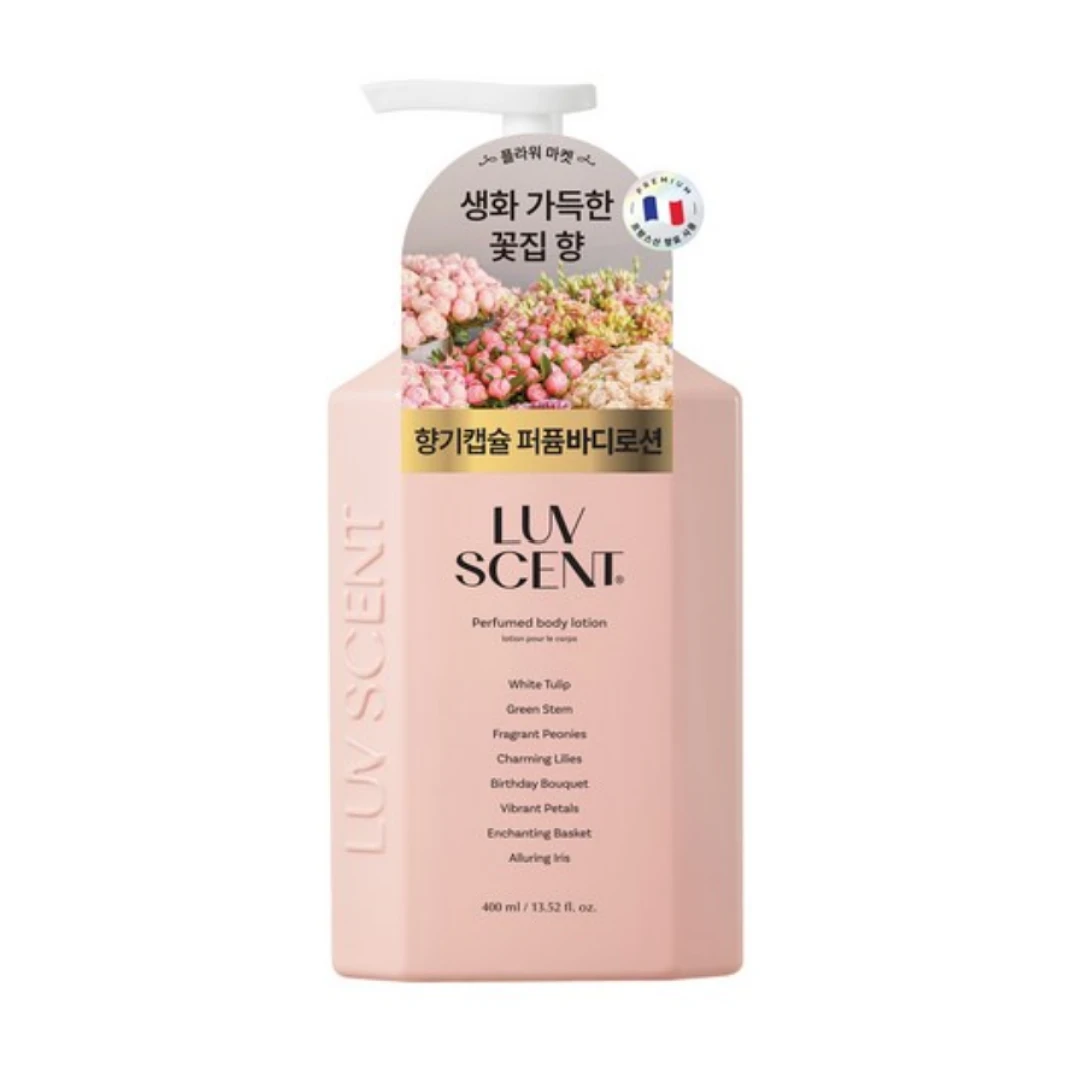 (LUVSCENT) Flower Market White Tulip Perfumed Body Lotion 400ml
