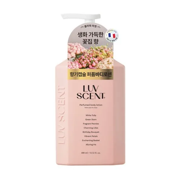 (LUVSCENT) Flower Market White Tulip Perfumed Body Lotion 400ml
