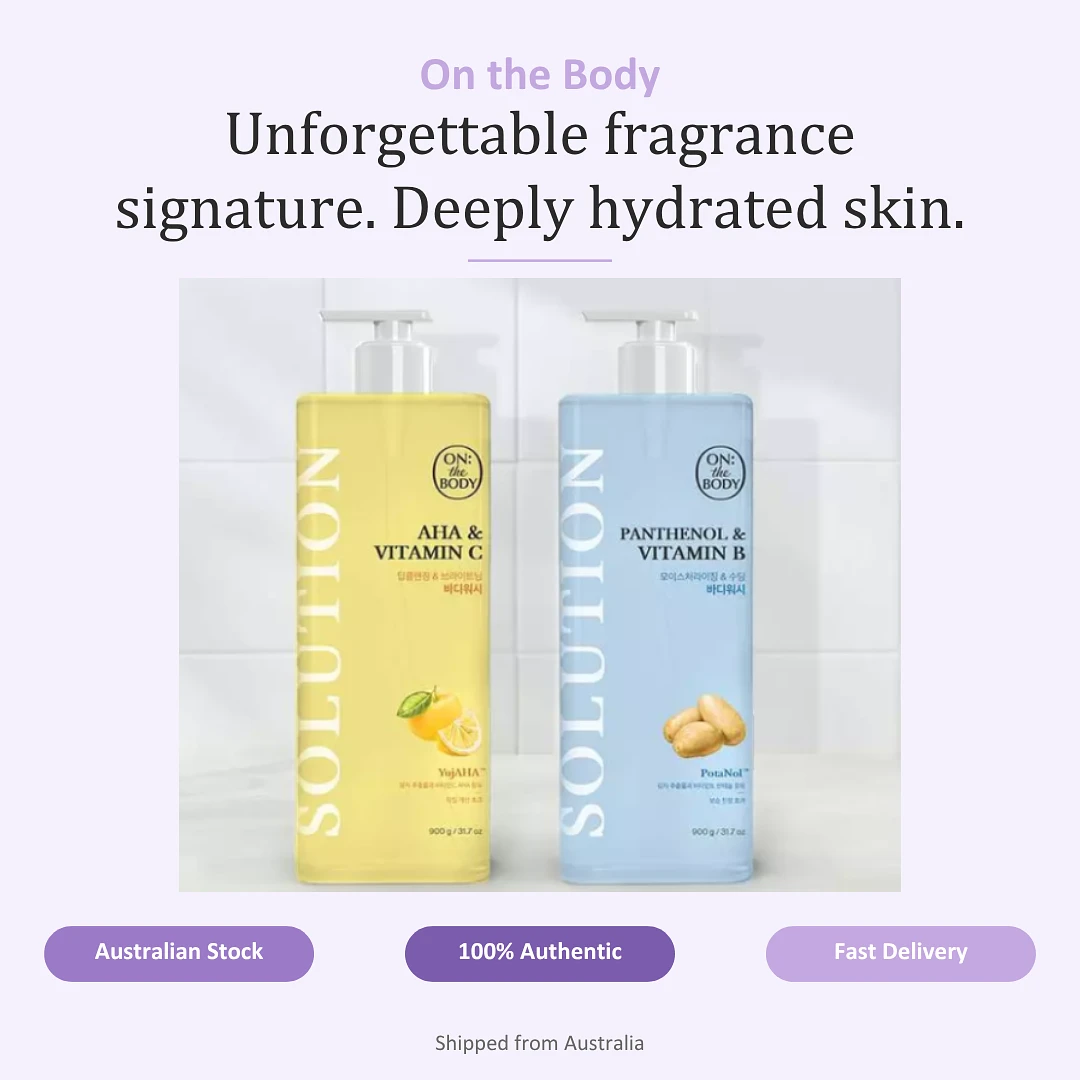 (On the Body) Solution Body Wash 900g (Moisturising & Soothing)