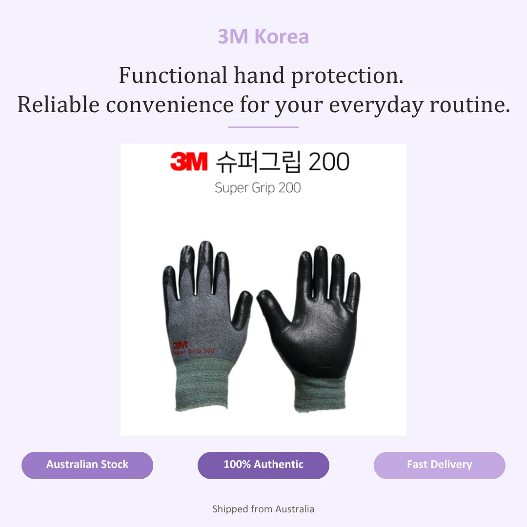 (3M) Super Grip 200 gloves - Large