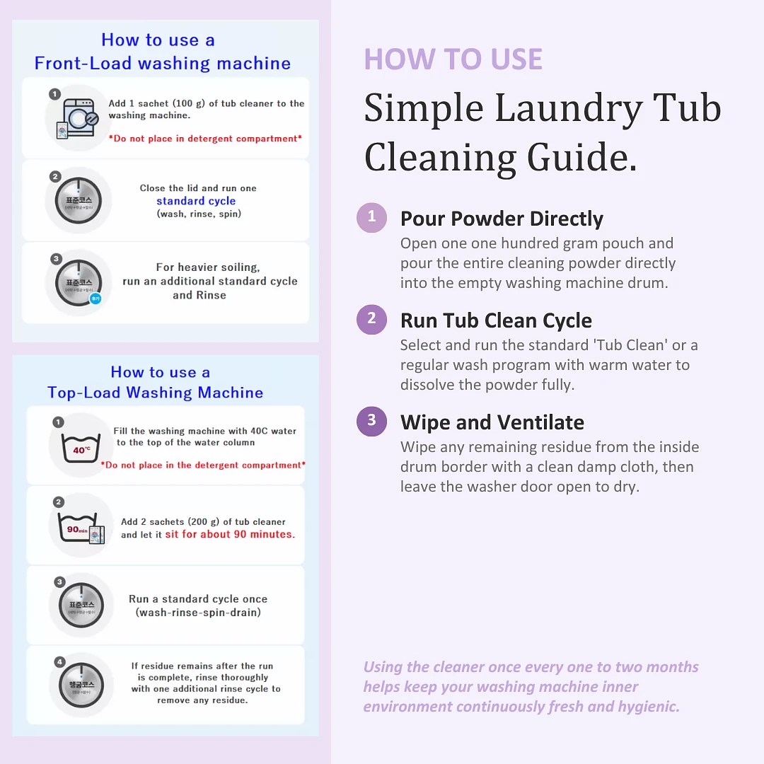 (HomeStar) Washing Machine Cleaner