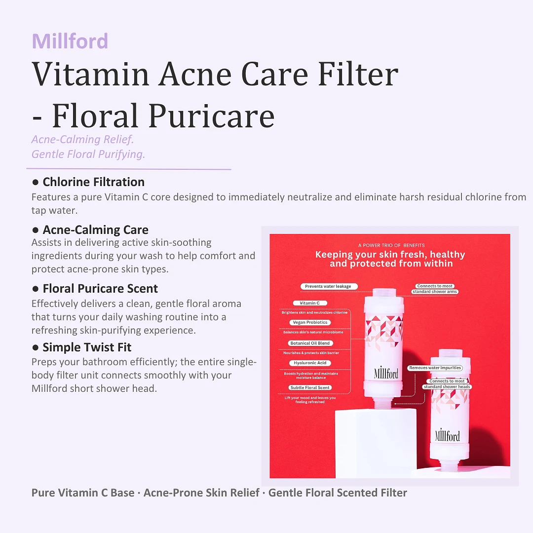 (Millford) Vitamin Acne Care Filter -Floral Puricare