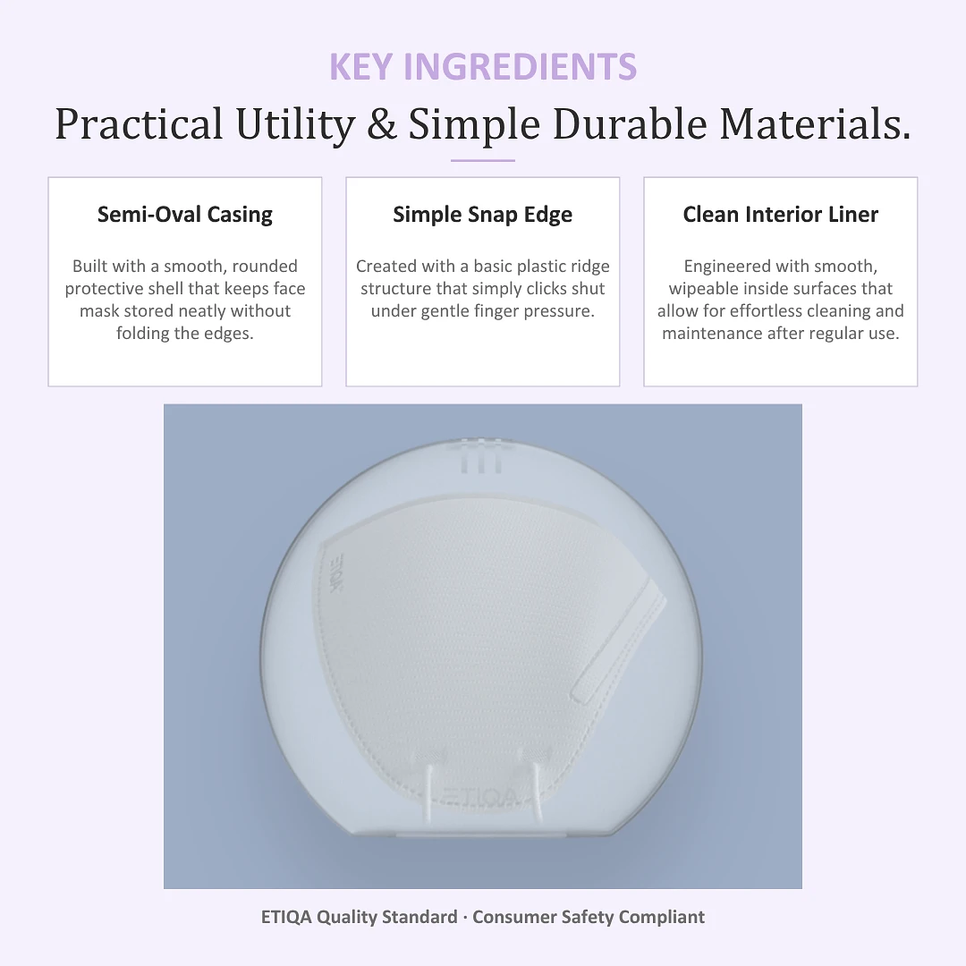 (ETIQA) Portable Hygiene Mask Case