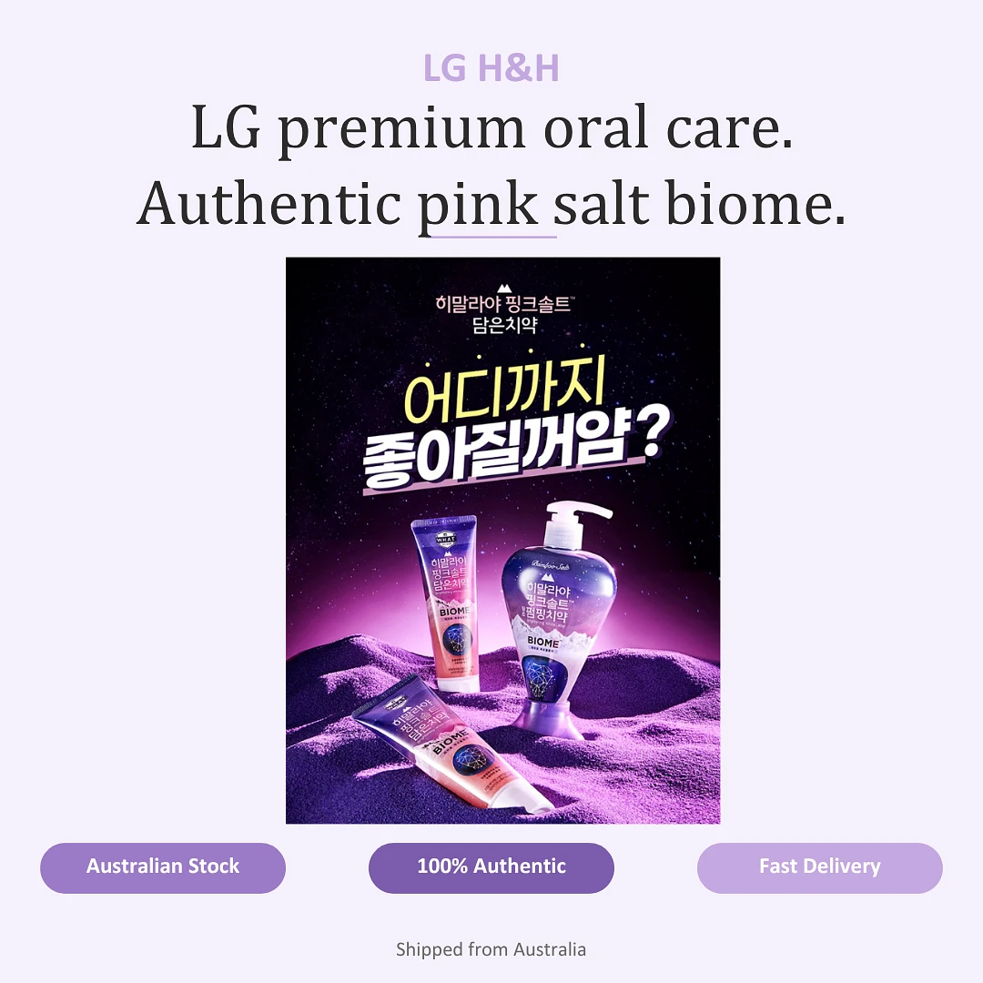 Himalaya Pink Salt Toothpaste Biome (285g Pump)