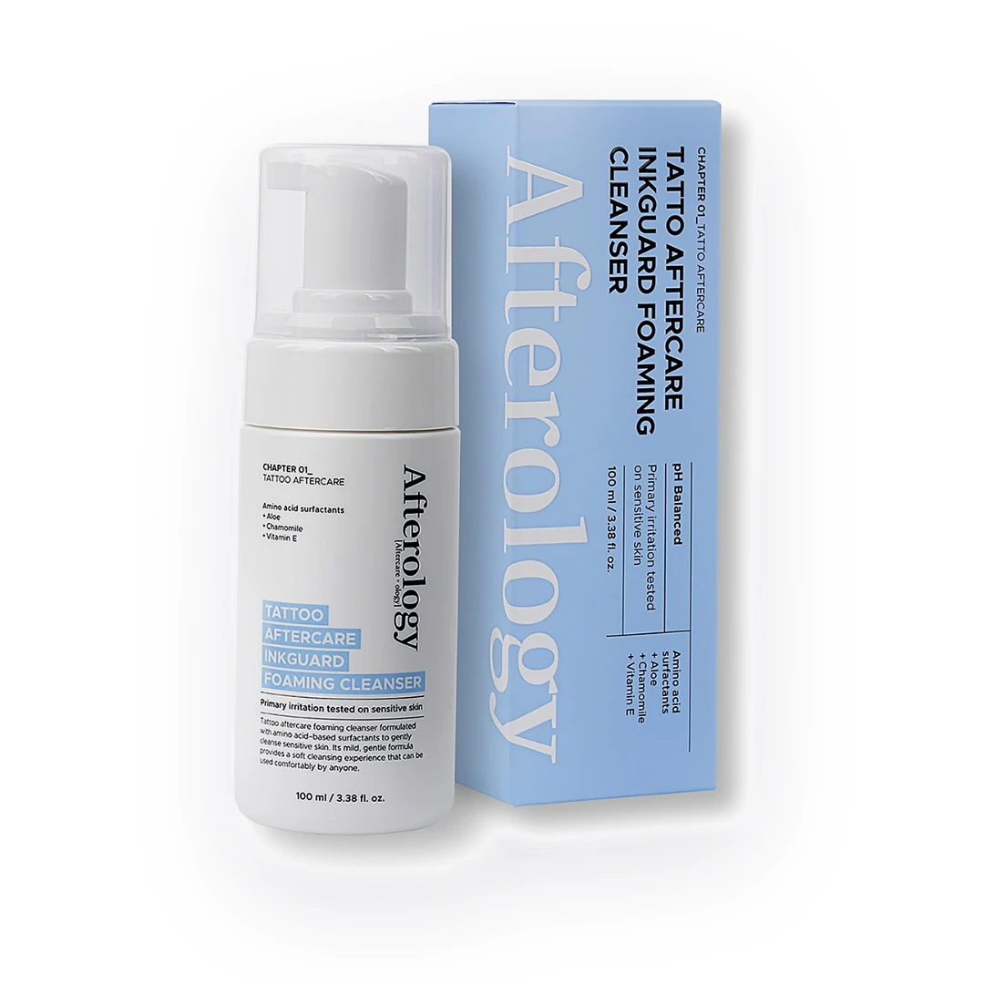 (Afterology) TATTOO AFTERCARE Inkguard Foaming Cleanser (100ml)